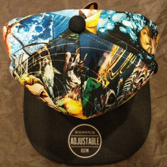 Aquaman Sublimated Snapback Hat OSFM - Picture 3 of 5